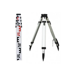 Tripod and 5m5s Staff