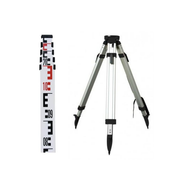 Tripod and 5m5s Staff